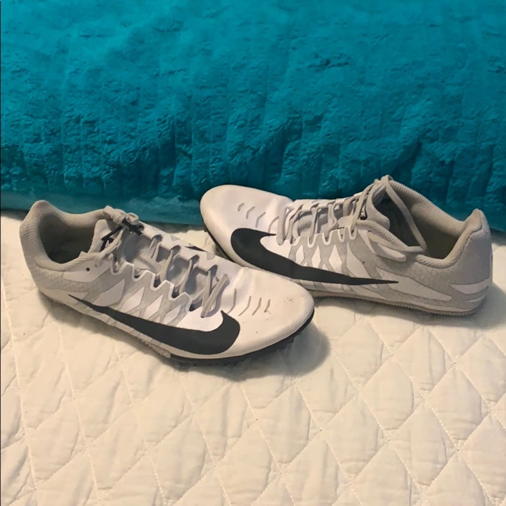 Nike track spikes.